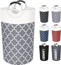 Storage Baskets Large Laundry Basket Hamper Bag Washing Bin Clothes Collapsible with Handles Waterproof Travel Bathroom 230830