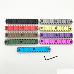 Others Tactical Accessories 13 Slots/5.4 Keymod Rail Section Black/Red/Tan/Blue/Pink/Grey/Purple/Grass Green/Olive Green Picatinny Mou Dhbr1