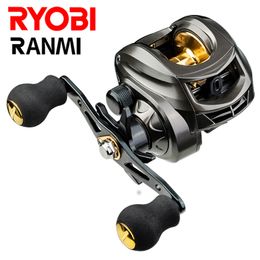 Fly Fishing Reels2 RYOBI RANMI AK Baitcasting Reel Saltwater Freshwater Fishing Reels 71BB Max Drag 8KG Light Surf Cast Reel Baitcaster Reels 230830