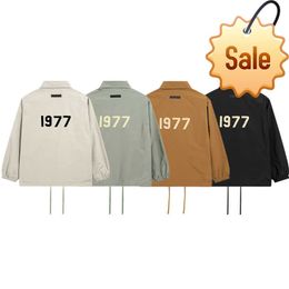 ESS jackets Essentail Mens Women Fashion Spring Autumn long sleeves letters print High Street Luxurys leisure Unisex Tops Size S-XL