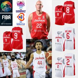 2023 FIBA Japan World Cup2 4 Joshua HAWKINSON Basketball Jersey 16 Ren KANECHIKA 19 Yudai NISHIDA 33 Yuki KAWAMURA 8 Rui Hachimura 12 Yuta Watanabe