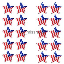 Breast Pad NOTCC 10 Pairs American Flag Print Star Shape Thin Breathable Nipple Covers for Women Raver Party Disposable Breast Pasties x0831