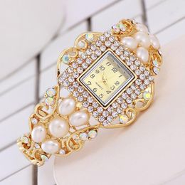 Wristwatches Sdotter 2023 Top Brand Watch Women Square Wristwatch Ladies Rhinestone Fashion For Gift Relogio Feminino