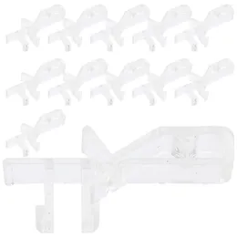 Curtain 12 Pcs Vertical Blinds Replacement Parts Valance Clips Sheer Window Venetian Clear Curtains