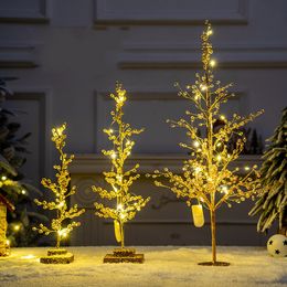 Glowing Christmas tree Christmas home store mall layout Christmas decorations