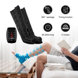 Leg Massagers 4/6/8 Cavity Air Compression Massager Leg Foot Circulation Pressotherapy Reovery Boots Air Promote Blood Relaxation Health Care 230831