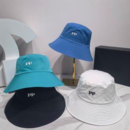 Designer Bucket Hat Fashion Caps Wide Brim Hats for Man Woman 4 Colours High Quality275S