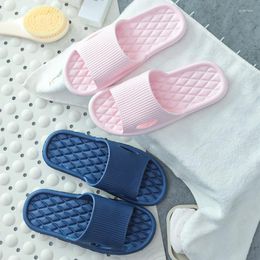 Slippers Lovers' Home Bathroom Thick-soled Leaky Men's And Women's Indoor Bathing Non-slip Soft Bottom Sandals