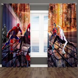 Curtain Children's Favourite Cartoon Anime Character Series Shade Curtains 2 Panel Boy Girl Room Bedroom Home Decor