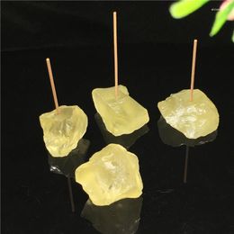 Jewellery Pouches Wholesale Natural High Quality Citrine Crystal Stone Rough Incense Holder Healing Home Decor Yellow Crystals Original