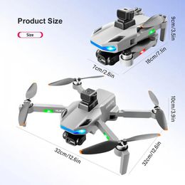 S135 HD Camera Foldable Drone With GPS Wifi LED Screen Remote Control, Three-axis Optional Radar Obstacle Avoidance, Gravity Sensor- With Radar Obstacle avoidance head