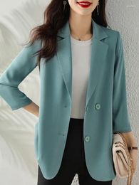 Women's Suits Women Clothing Blazer Jacket Coat Spring Autumn Leisure Design Small Suit Top Summer