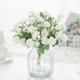 Decorative Flowers Hydrangea Bouquet Artificial For Home Floral Arrangement Christmas Wreath Accessories Wedding Bridal Bouquetl Decoration