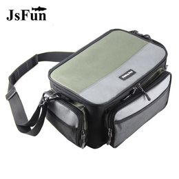 Outdoor Bags Multifunctional Fishing Bag Oxford Fishing Reel Lure Gear Storage Case Outdoor Carp Fishing Tackle Shoulder Crossbody Bags PJ139 230831