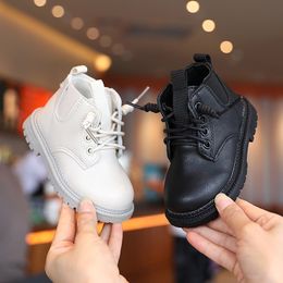 Boots Autumn Winter Baby Fashion Boots 1-3-6 Years Toddler Sports Shoes Baby Boys Girls Design Zipper Soft Sole Boots Child 21-30 230830