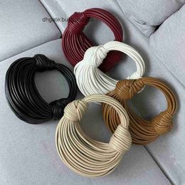 Designer Bag Tote Bags Candy Mini Jodie Hand Tied Knot Design Handbag Lamian Noodles Handmade Leather Woven Noodle BiVes