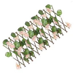 Curtain Garden Lattice Support Fence Panels Decor Outdoor Privacy Artificial Trellis Screening