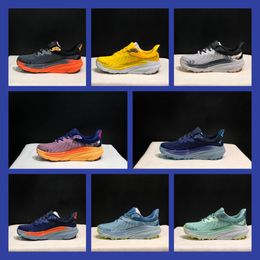 ONE Hoka ONE Designer Casual Shoes Men Women Free People Hakas Clifton 9 Diva Blue Citru Black White Anthracite Castler x Real Challenger 7 Trainers Runners