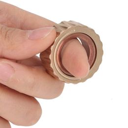 Spinning Top Gears Fidget Ring Anxiety Relief Rotatable Portable Metal Magnetic Adults Fidget Ring for Relaxing 230830