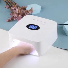 Nail Dryers 54W Rechargeable Lamp Wireless Gel Polish Dryer Machine UV Light for Nails Cordless LED 230831