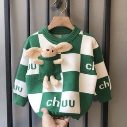Pullover Autumn Baby Boys Girls Clothes Sweater Toddler Knit born Knitwear Long Sleeve Cotton Tops 230830