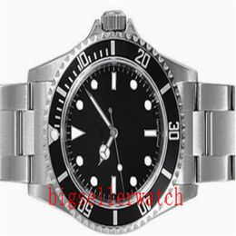 Top quality Luxury Dive Watches Mens Automatic 14060m Black No Date Watches Clasp Ceramic Bezel Chrono Date Stainless Steel watch205M