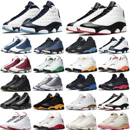 2023 free shipping Basketball Shoes 13 men women 13 dmp bred cap and gown black cat court purple black university blue altitude outdoor Trainers Sneakers 36-47