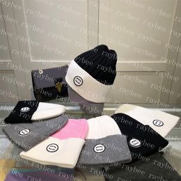 Designer Knitted Hat For Man Woman C Knit Cap Luxury Beanies With Letter 6 Styles Couple Style Hat Fashion Warm Simplicity Headgear Beanie