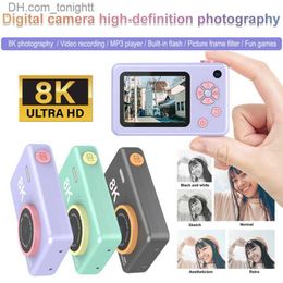 Camcorders Now HD Digital Camera 8K Children's Student TF128G Photos/videos/MP3 Playback/Flash/Camcorder Entry-level Q230831