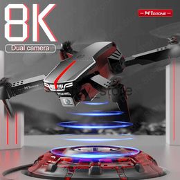 Simulators 2023 New H1 Drone 4K HD Professional 8K Dual Camera Optical Flow Localization Aerial Photography RC Foldable Quadcopter Kid Toy x0831