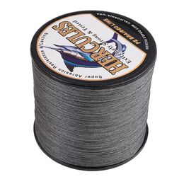 Braid Line Hercules Brazil Fishing Accessories Chilean Line Kite Sea Multifilament Carp Wire 8 Strands 10-300LB Gray PE Braided 100-2000M 230830