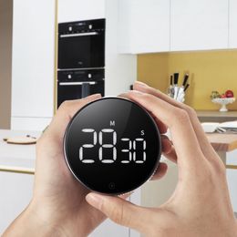 Kitchen Timers Kitchen Timer Digital Timer Magnetic Suction LED Manual Countdown Alarm Clock Mechanical Cooking Timer Beauty Sports Reminder 230831