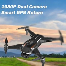 Easy-to-Use Beginner Drone w/ GPS Return Home, Dual Camera, Adjustable Lens, & Long Battery Life