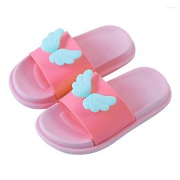 Slipper Kruleepo Children Girls Cartoon Wing Shoes Baby Kids Toddler Schuhe Animation PVC Water Bathroom Antiskid Sandals