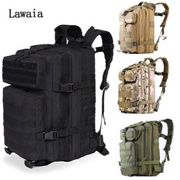 Outdoor Bags Men's 30-50L Military Tactical Backpack Waterproof Molle Hiking Backpack Sport Travel Bag Outdoor Trekking Camping Army Backpack 230831