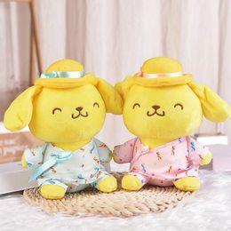 Wholesale Cute Little Yellow Dog Plush Toys Children's Game Playmate Holiday Gift Doll Hine Prizes