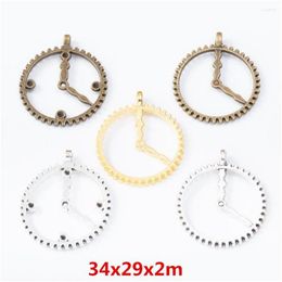 Charms 13Pcs Gear Dial Bronze Pendant Accessories Diy Vintage Choker Handmade Jewellery Findings 7666-7668 Drop Delivery Components Dhsxw