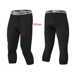 NEW 2019 summer autumn skinny GYM Running tights capris stretch breathable quick dry pro football training legging pants286k