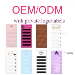 False Eyelashes Private Logo YY Lashes Classical Individual Lash Extensions OEM&ODM Free Design Your Own Wholesale