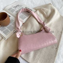 Designer Bag Luxury Bag Handbag Shoulder Bag Women Bag Underarm Bag Zipper Bag Vintage Bag Crocodile Print Soft Leather Bag Solid Colour Bag stylishyslbags02