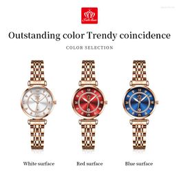 Wristwatches Diamond Dial Quartz Women's Wristwatch Fashion Minimalist Girls Watch Waterproof Luminous Ladies Luxury