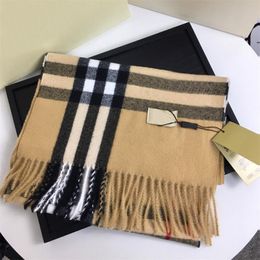 Cashmere Scarf Designer Women Winter Luxury Wool Scarves Mens Warm Scarfs Fashion Silk Scarf Outdoor Pashmina Long Wraps Size 180x30cm Gift