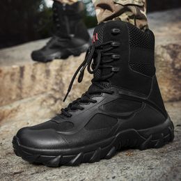 Boots Hiking Boots Men's Comfortable Breathable Wear-Resistant Non-slip Outdoor Field Training Army Men Combat Military Tactical Boot 230831
