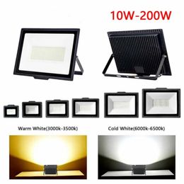 High Brightness LED Floodlight 10W 20W 30W 50W 100W 200W 300W 400W LED Flood Light 110V/220V Floodlight Spotlight IP68 Waterproof Outdoor Garden Lamp