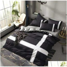 Designers Fashion Bedding Sets Pillow Tabby 2Pcs Comforters Setveet Duvet Er Bed Sheet Comfortable King Quilt Size Drop Delivery Home Dhowm