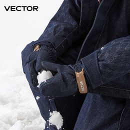 Ski Gloves VECTOR Kids Winter Warm Windproof for Children Boys Girls Cycling Climbing Outdoor Waterproof Hand Stuffiness 230830