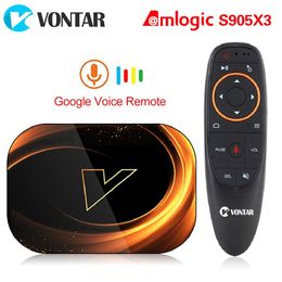 Set Top Box VONTAR X3 4GB 128GB 8K TV BOX Android 9 Smart Android TVBOX 9.0 Amlogic S905X3 Wifi 1080P BT 4K Set Top Box 4GB 64GB 32GB 230831