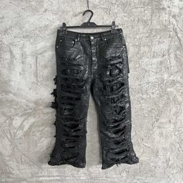 2023 New fashion mens hole decoration jeans - US SIZE 28 - 36 - high quality men s designer jeans2393