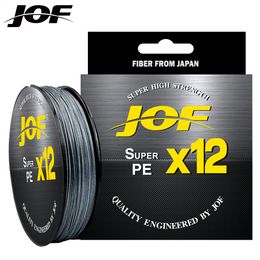 Braid Line JOF 912 Strands 500M 300M 100M PE Braided Fishing Line tresse peche Saltwater Fishing Weave Multifilament 912 Threads 230830