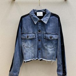 Women's Jackets Motorcycle Denim Coat Off Shoulder Profile Short Version Of The Type Vertical Everything